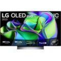 LG OLED48C37LA OLED-Fernseher (121 cm/48 Zoll, 4K Ultra HD, Smart-TV, OLED evo, bis zu 120 Hz, α9 Gen6 4K AI-Prozessor, Twin Triple Tuner), schwarz