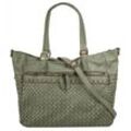 Shopper SAMANTHA LOOK Gr. B/H/T: 40 cm x 40 cm x 13 cm onesize, grün Damen Taschen Handtaschen