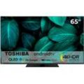E (A bis G) TOSHIBA LED-Fernseher "65QA7D63DG" Fernseher schwarz LED Fernseher