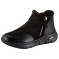 Winterboots SKECHERS "ARCH FIT SMOOTH -" Gr. 36, schwarz Damen Schuhe Reißverschlussstiefeletten