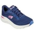 Sneaker SKECHERS "ARCH FIT 2.0-BIG LEAGUE" Gr. 37, blau (navy, rosa) Damen Schuhe Sneaker