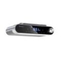 KR-130 Bluetooth Küchenradio Freisprechfkt UKW-Tuner LED-Leuchte Silber
