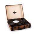 Jerry Lee Retro-Plattenspieler LP USB braun Braun