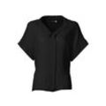 YESET Shirtbluse Damen Bluse Tunika Kurzarm Hemd Shirt schwarz 915379