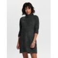 ONLY Shirtkleid Strickkleid mit langen Ärmeln ONLJANA Dress Pullover (lang) 3746 in Dunkelgrau