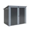 Mülltonnen- & Gerätebox anthrazit (Größe: 100x158x134cm)