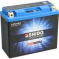 Shido - LiFePO4 LT12B-BS 12V Lithium Motorradbatterie