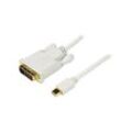 St MDP2DVIMM6W - Kabel Mini DisplayPort auf dvi 1,8 m (MDP2DVIMM6W) - Startech