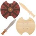 Gladiator Holzschwerter & Schilder (2er Set) Basteln mit Holz