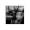 Pixxprint Glasbild Muskulöser Mann gefesselt Bondage