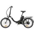 E-Bike VECOCRAFT "Nemesis" E-Bikes Gr. 38 cm, 20 Zoll (50,80 cm), schwarz E-Bikes