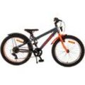 Volare Rocky Kinderfahrrad - 20 Zoll - Grau Orange - 6 speed - Prime Collection