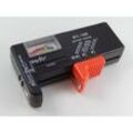 Batterie-Tester mit analoger Anzeige für aaaa, aaa, aa, 9 V-Block - 11,1 x 6,1 x 2,6 cm, Rot, Schwarz - Vhbw