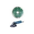 Fritz Krug Trennscheiben Set 20 Stück Diamantscheibe Green Cut Universal 125 mm + Bosch GW