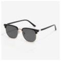 AquaBreeze Sonnenbrille Sonnenbrille Damen Herren (mit UV400 Schutz Vintage Schwarz Fahrerbrille) Pilotenbrille-Polarisiert Fliegerbrille