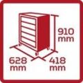 Gedore Red Werkstattwagen Mechanic 166-teilig mit 6 Schubladen