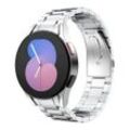 SmartUP Smartwatch-Armband Für Samsung Galaxy Watch 6 5 4 Pro Classic Gear 40mm 44mm Edelstahl