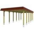 SKAN HOLZ Carport Spreewald 396 x 893 cm mit EPDM-Dach