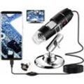USB-Digitalmikroskop, tragbares Bysameyee-Endoskop mit 40- bis 1000-facher Vergrößerung, 8-LED-Digitalmikroskop für Windows 7/8/10 Mac Linux Android