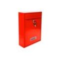 relaxdays Aufbewahrungsbox Briefkasten Design 35 cm Farbauswahl