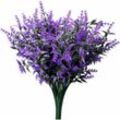 Rhafayre - Lavendel Künstliche Pflanzen Deko, Lavendel künstliche Blumen Geeignet Für Zuhause, Büro, Bauernhaus, Bad, Küche, Garten und Andere