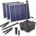 Solar Teichfilter Set Professional 150W 5000 l/h Gartenteich Teichpumpe 100912