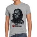 style3 Print-Shirt Herren T-Shirt VIVA LA REBELION star vader chewbacca che guervara wars luke darth jedi