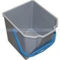 Putzeimer für Reinigungswagen Kowa Profi 25 L grau blau stabiler Griff aus Kunststoff in der Farbe Blau