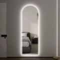 Ganzkörperspiegel led Standspiegel mit Beleuchtung 150x50cm Wandspiegel Groß Spiegel Ganzkörper für Schlafzimmer Badezimmer Wohnzimmer