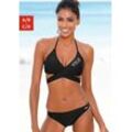 Triangel-Bikini VENICE BEACH Gr. 32, Cup A/B, schwarz Damen Bikini-Sets Ocean Blue