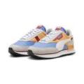 Sneaker PUMA "Future Rider Play On" Gr. 38,5, blau (blue skies, clementine) Schuhe Puma