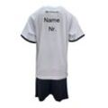 Fashion Boy Fußballtrikot Personalisiertes Fußball Fan Set Deutschland Trikot + Shorts
