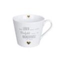 Krasilnikoff Tasse, Happy Cup, Leben, Perfekt, Wundervoll, 400 ml