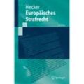 Europäisches Strafrecht - Bernd Hecker, Kartoniert (TB)