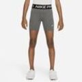 Nike Pro Dri-FIT Shorts (ca. 12,5 cm) für ältere Kinder (Mädchen) - Grau