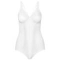 Shaping-Body TRIUMPH "Modern Soft+Cotton BS" Gr. 105, Cup C, weiß Damen Bodies Shaping-Body