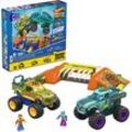 Mega Hot Wheels Monster Trucks Mega-Wrex Knochen Crash Stuntbahn (HKF89) - Mega Bloks