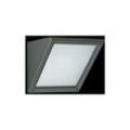 Goccia - Drop lighting triangle fresnel polycarbonat mit opalglas e27 graphit 75w 4170gr