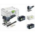 Carvex psc 420-Basic Akku Pendelstichsäge 18 v 120 mm Brushless + 1x Akku 5,0 Ah + Systainer - ohne Ladegerät - Festool