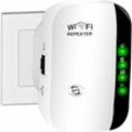 WiFi Range Extender, 2,4 g Home Wireless Internet Verstärker 300 Mbit/s Super Boost WiFi Range Repeater wlan Signalverstärker Repeater, einfache