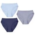 3x Damen Unterwäsche Microfaser Baumwolle Slips Set Unterhosen Gr.S - Vingo