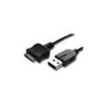 Vhbw - usb Kabel kompatibel mit Sony Playstation Portable Go PSP-N1000, PSP-N1001, PSP-N1002 - 2in1 Datenkabel / Ladekabel 1,2m lang