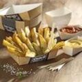 Gastro Papstar Pure Pommes-Frites-Trays -L - "Good Food"- 50 Stk | Mindestbestellmenge 12 Stück
