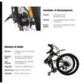 LLobe E-Bike Faltrad MTB FML 830 27,5 Zoll RH 48cm 9-Gang 374,4 Wh schwarz