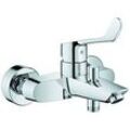 Grohe Eurosmart Care Wannenarmatur 25243003 1/2", mit Temperaturbegrenzer, Wandmontage, chrom