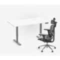 Höhenverstellbarer Schreibtisch PRIMUS + Stuhl