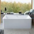 Duravit P3 Rechteck-Badewanne, Vorwand, Weiß aus Sanitäracryl