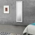 en.casa Wandspiegel Livorno 132x42 cm Ganzkörperspiegel im Eukalyptusholz Rahmen Antik Weiß