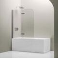 Duschabtrennung Duschwand Badewanne Nano Echtglas EX209 - 1200 x 1400 x 6 mm