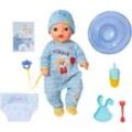 BABY born® Babypuppe "Soft Touch Little Boy", 36 cm, blau